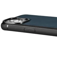 Etui i futerały do telefonów - iCarer Leather Oil Wax etui pokryte naturalną skórą do iPhone 14 Pro Max (kompatybilne z MagSafe) niebieski (WMI14220720-BU) - miniaturka - grafika 1
