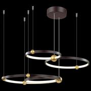 Lampy sufitowe - Altavola Design Aurora lampa wisząca czarny złoty LA112P503kblack - miniaturka - grafika 1