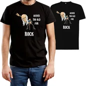 Koszulki męskie - T-SHIRT MĘSKI ROCK METAL AC DC METALLICA FAN KOSZULKA CZARNA R-S A121 - miniaturka - grafika 1