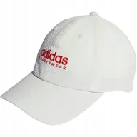 Czapki damskie - Czapka z daszkiem adidas Seersucker Dad biała IR7910 Dorośli S/M - miniaturka - grafika 1