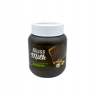 NussMilk Krem Kakowo-Orzechowy 13% Orzechów Laskowych 400g - Słodkie kremy i masła - miniaturka - grafika 1