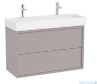 Szafki łazienkowe - Roca Tura Unik zestaw szafka z umywalką 100x43x60 SZLACHETNY SZARY  A852036559 - miniaturka - grafika 1