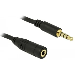 Delock Kabel Minijack 3.5 Minijack 3.5 5m Czarny 84669 - Kable - miniaturka - grafika 1