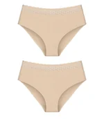Komplety bielizny - Triumph majtki damskie midi dwupak Feel of Modal Midi 2P-XS - miniaturka - grafika 1