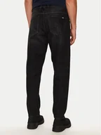 Spodnie męskie - Mustang Jeansy Denver 1015512 Czarny Tapered Fit - miniaturka - grafika 1