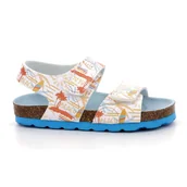 Buty dla dziewczynek - Sandały dziecięce Kickers SUMMERKRO BLANC SURF - miniaturka - grafika 1
