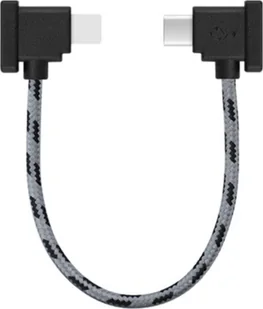 BRDRC KABEL NYLONOWY OTG DO KONTROLERA DRONA DJI MAVIC AIR 2 MINI 2 3 4 PRO - IPHONE LIGHTNING 15CM - Akcesoria do drona - miniaturka - grafika 1