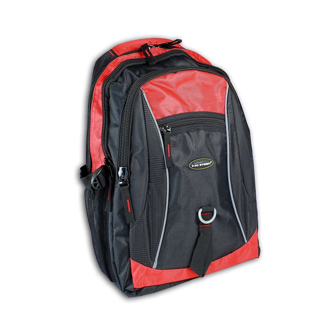 Torba Street plecak nylonowy męski damski sportowy czarny czerwony 31x20x45 D2OTJ6540R