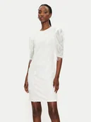 Sukienki - YAS Sukienka koktajlowa Bella 26034900 Biały Regular Fit - miniaturka - grafika 1