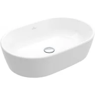 Umywalki - Villeroy & Boch Architectura umywalka 60x40 cm nablatowa owalna Weiss Alpin 5A266001 - miniaturka - grafika 1