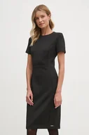 Sukienki - Calvin Klein sukienka kolor czarny mini dopasowana K20K207473 - miniaturka - grafika 1