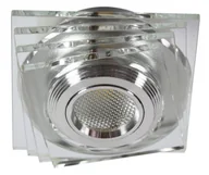 Oprawy, klosze i abażury - SS-32 LED oprawa sufitowa do zabudowy kwadratowa przeźroczysta 2228808 - miniaturka - grafika 1