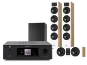 Kino domowe - NAD T 778 (czarny) + Diva 6 + 7 (dąb) + BASSO 880 (czarny) - miniaturka - grafika 1