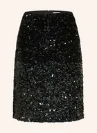 Spódnice - Calvin Klein Spódnica Z Cekinami schwarz - miniaturka - grafika 1