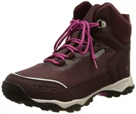 Buty dla chłopców - viking Buty trekkingowe unisex Akkarvik Mid Wp, pomarańczowa - Grape Fuksja - 36 EU - miniaturka - grafika 1