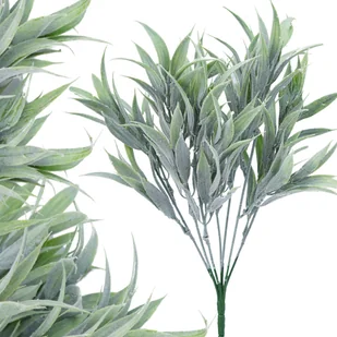 SZTUCZNE KWIATY LIŚCIE BUKIET TRAWA SZTUCZNA FEJKA BIELONA STROIK FLORET - Sztuczne kwiaty - miniaturka - grafika 1