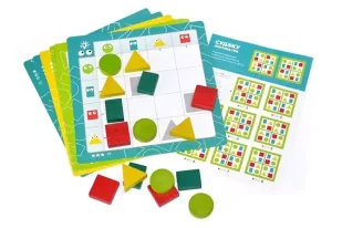 Gra logiczna - sudoku geometryczne 16 el. - Artyk - Zabawki interaktywne dla dzieci - miniaturka - grafika 1