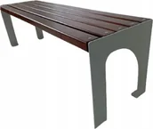 Wyposażenie miejsc publicznych - Ławka ogrodowa Karstal ławka stalowa ławka parkowa ławka ogrodowa meble ogrodowe drewno LIBIA 9538 - miniaturka - grafika 1