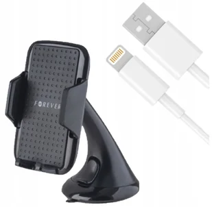 Uchwyt na Telefon Samochodowy Mocny Stabilny Kabel Iphone Lightning - Uchwyty samochodowe do telefonów - miniaturka - grafika 1