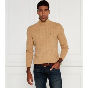 POLO RALPH LAUREN Wełniany golf | Slim Fit - Swetry męskie - miniaturka - grafika 1