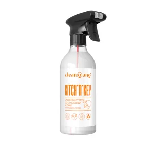 CLEANGANG KITCH'N'KEY UNIWERSALNY PŁYN DO CZYSZCZENIA KUCHNI POMARAŃCZA I IMBIR 500ML - Środki do kuchni i łazienki - miniaturka - grafika 1