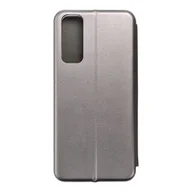 Etui i futerały do telefonów - Forcell Kabura Book Elegance do HUAWEI P Smart 2021 stalowy - miniaturka - grafika 1