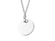 Naszyjniki - Naszyjnik celebrytka kółeczko kółko - miniaturka - grafika 1