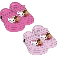 Skarpetki dla dzieci - CERDÁ LIFE'S LITTLE MOMENTS Chodaki dziecięce Wygodne antypoślizgowe sandały od Gabby´S Dollhouse Zabawny design, klapki, Różowy, 26/27 EU - miniaturka - grafika 1