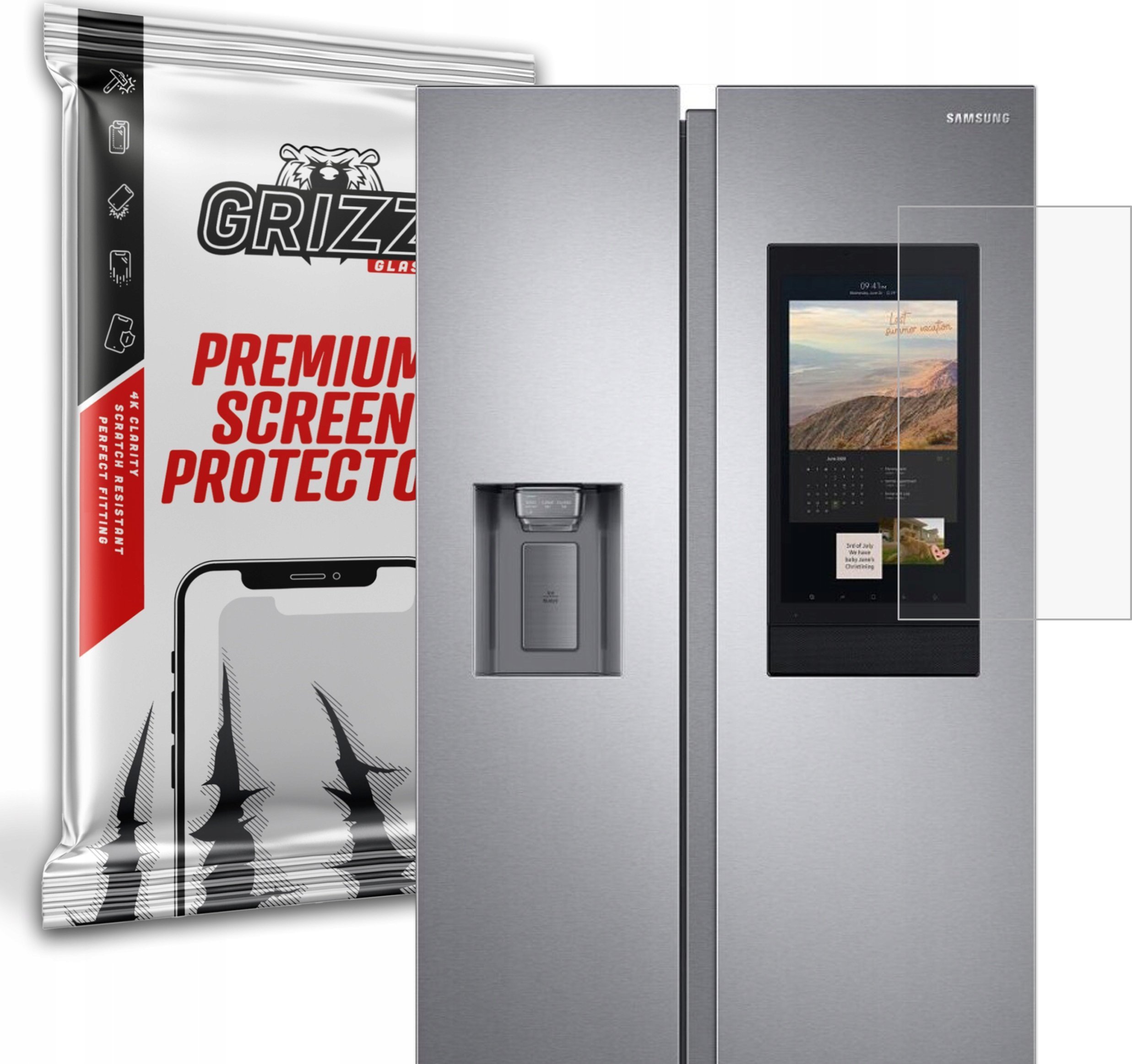 GrizzGlass Folia matowa GrizzGlass PaperScreen do Samsung RS6HA8880B1 Family Hub