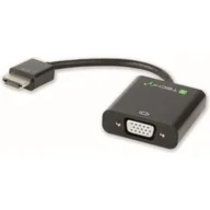 Złącza, przejściówki, adaptery - Techly Konwerter HDMI męski na VGA żeński audio micro-USB 306301 - miniaturka - grafika 1