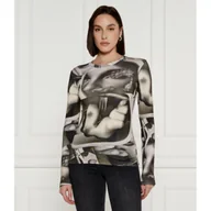 Bluzki damskie - Desigual Bluzka Surrealismo Slim Fit - miniaturka - grafika 1
