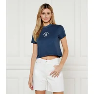 Koszulki i topy damskie - Tommy Jeans T-shirt VARSITY Cropped Fit - miniaturka - grafika 1