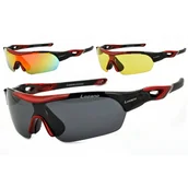 Okulary sportowe - Okulary z 3 soczewkami LOZANO LZ-125B Polaryzacja + Poliwęglan - miniaturka - grafika 1