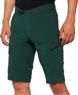 Spodenki rowerowe - 100% Szorty męskie 100% RIDECAMP Shorts forest green roz.36 50 EUR NEW 2022 - miniaturka - grafika 1