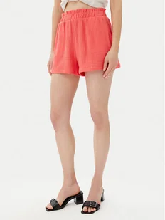 Vero Moda Szorty materiałowe Natali 10279687 Różowy Baggy Fit - Spodenki damskie - miniaturka - grafika 1