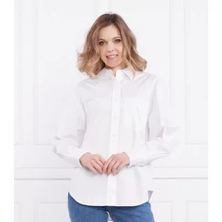 Koszule damskie - Calvin Klein Koszula RELAXED COTTON SHIRT | Relaxed fit - grafika 1