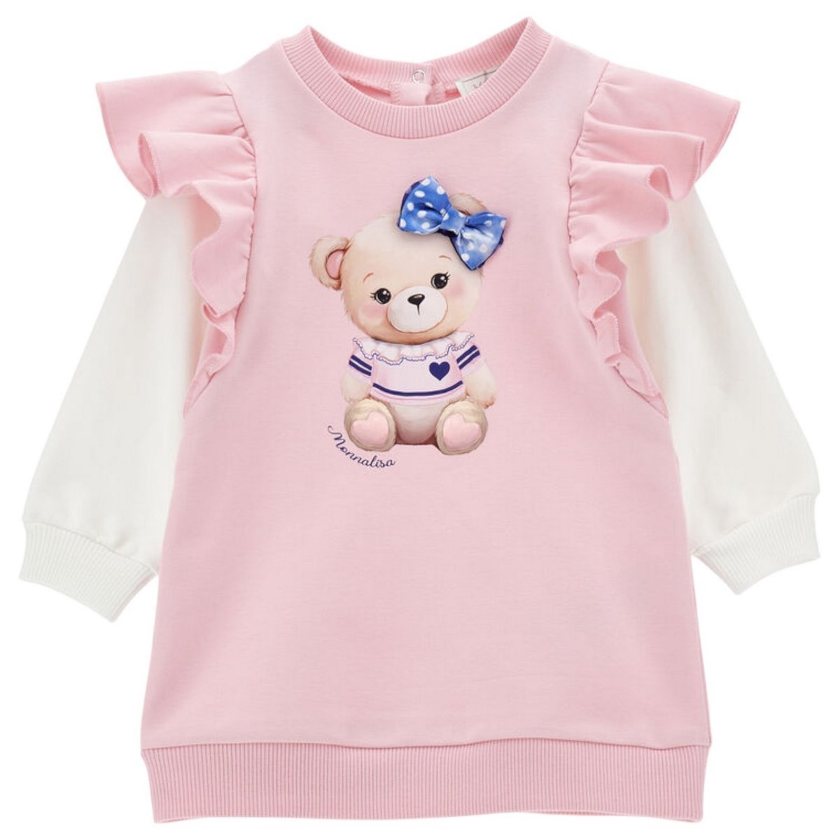 Monnalisa - Abito 9001 Rosa C/orso 39D905 4017