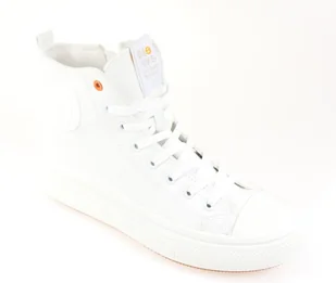 Wysokie trampki damskie News 24SP26-7328 biały - Trampki damskie - miniaturka - grafika 1
