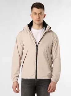 Superdry Kurtka męska Mężczyźni Sztuczne włókno beżowy|szary jednolity, S - Kurtki męskie - miniaturka - grafika 1