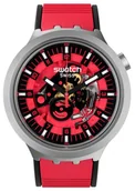 Zegarki męskie - Zegarek Swatch SB07S110 BIG BOLD IRONY RED JUICY - miniaturka - grafika 1