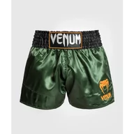 Spodnie sportowe męskie - Venum Spodenki Muay Thaï Classic Shorts Green/Black/Gold - miniaturka - grafika 1