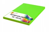 Papier do drukarek - Papier kolorowy A4 80g zielony neon fluo2 100 arkuszy - miniaturka - grafika 1