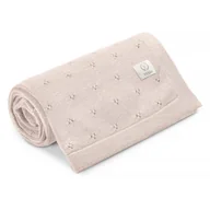 Koce i narzuty dla dzieci - YOSOY Kocyk z wełny merino Jersey Cappuccino - miniaturka - grafika 1