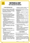 Instrukcje stanowiskowe BHP - IAF07 INSTRUKCJA BHP PRZY OBSŁUDZE BETONIARKI, PN - PŁYTA PCV 1MM; (245X350MM) - miniaturka - grafika 1