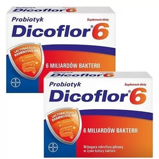 Dicoflor 6, Zestaw 2x20 kaps. - Witaminy i minerały - miniaturka - grafika 1