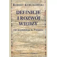 Podręczniki dla szkół wyższych - Kublikowski Robert Definicje i rozwój wiedzy / KUL - miniaturka - grafika 1