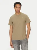 Koszulki męskie - G-Star Raw T-Shirt Nifous D24449-336 Khaki Regular Fit - miniaturka - grafika 1