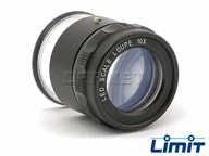 Mikroskopy i lupy - Lupa z podświetleniem LED powiększenie 10X długość podziałki 20 mm - Limit 167800101 - miniaturka - grafika 1