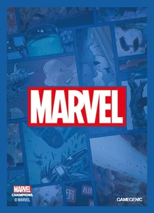 Gamegenic Marvel Champions Art Sleeves Blue 66 x 91 mm 51 szt. - Akcesoria do gier planszowych - miniaturka - grafika 1