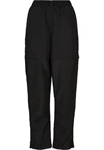 Urban Classics Damskie spodnie ze zdejmowanymi nogawkami, funkcjonalne damskie spodnie sportowe, damskie spodnie sportowe, Shiny Crinkle nylon Zip Pants, rozmiary XS - 5XL - Spodnie rowerowe - miniaturka - grafika 1